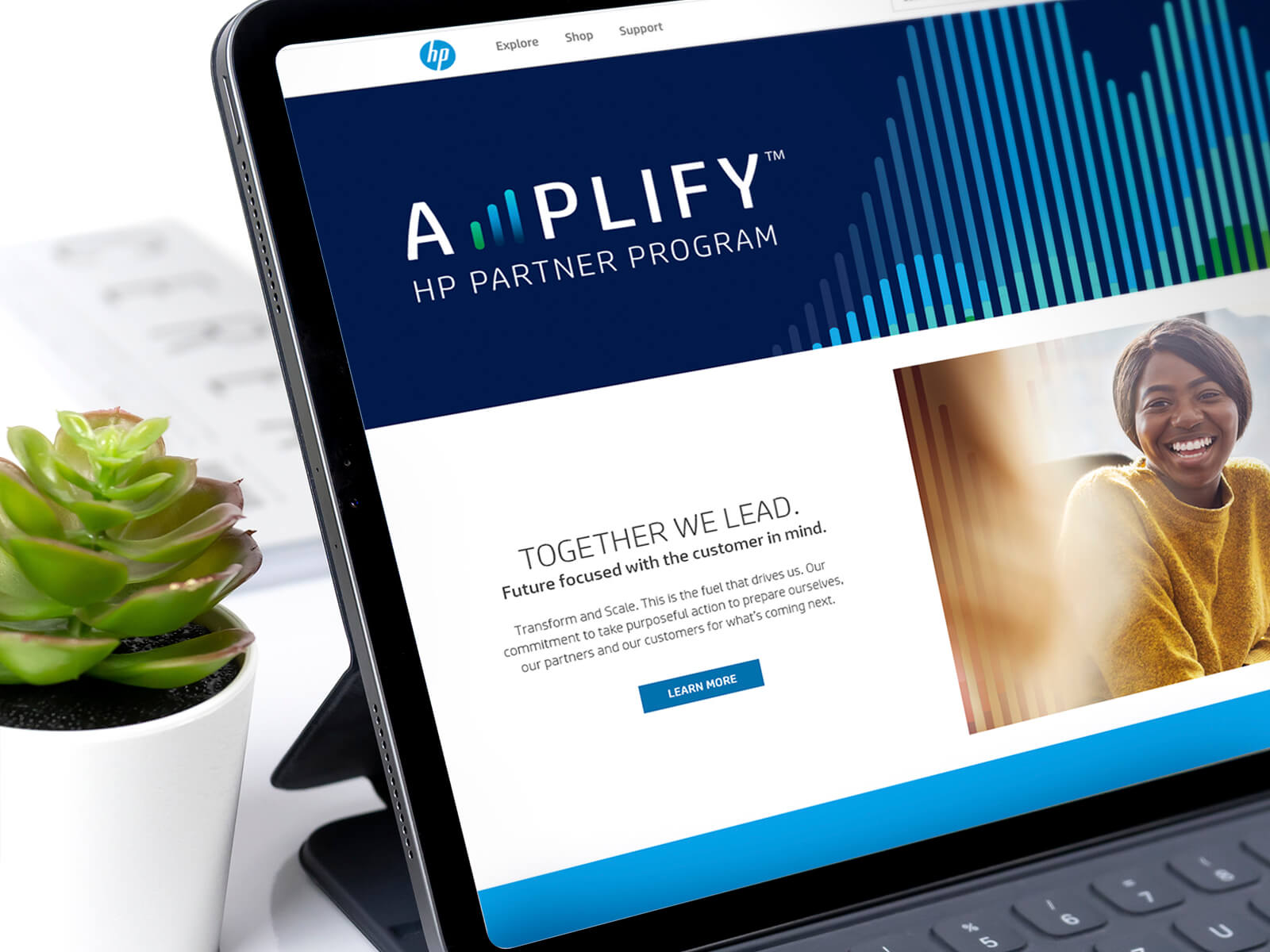 Nayamode Bluewave client HP