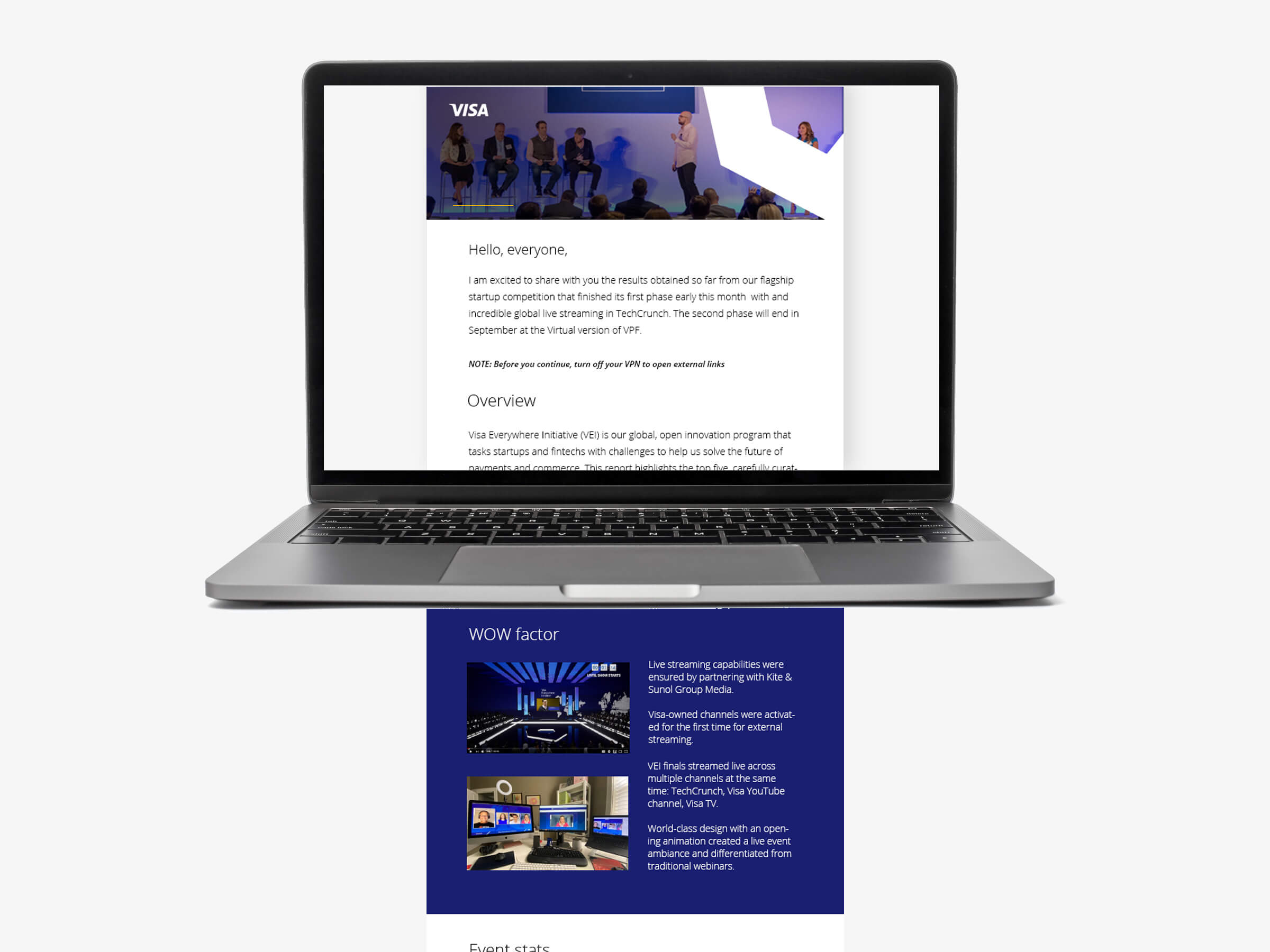 Nayamode Bluewave client Visa